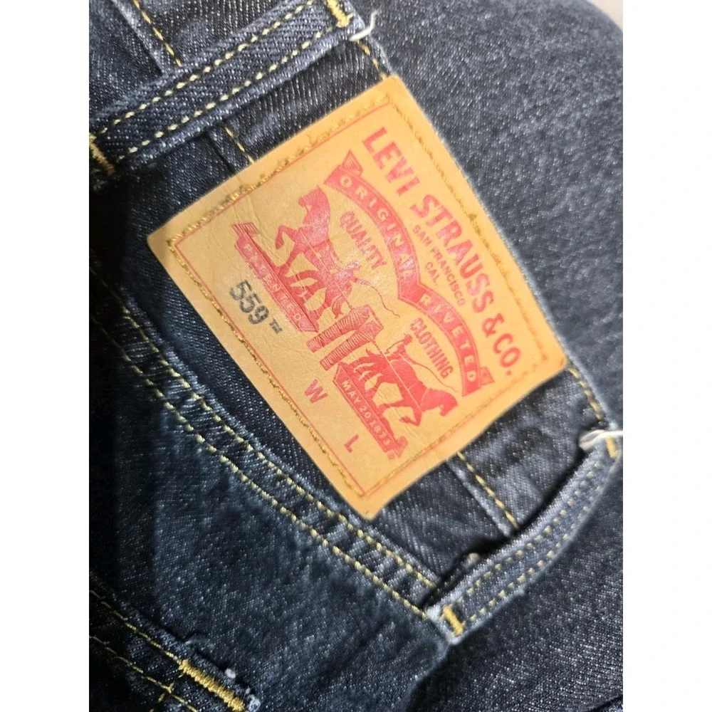 Levi's Men's Jeans 559 Relaxed Fit Blue 44x29